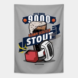 It's Over 9000! - Blown Scouter Stout Tapestry