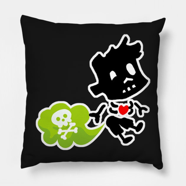 zombie boy farting. Pillow by COOLKJS0