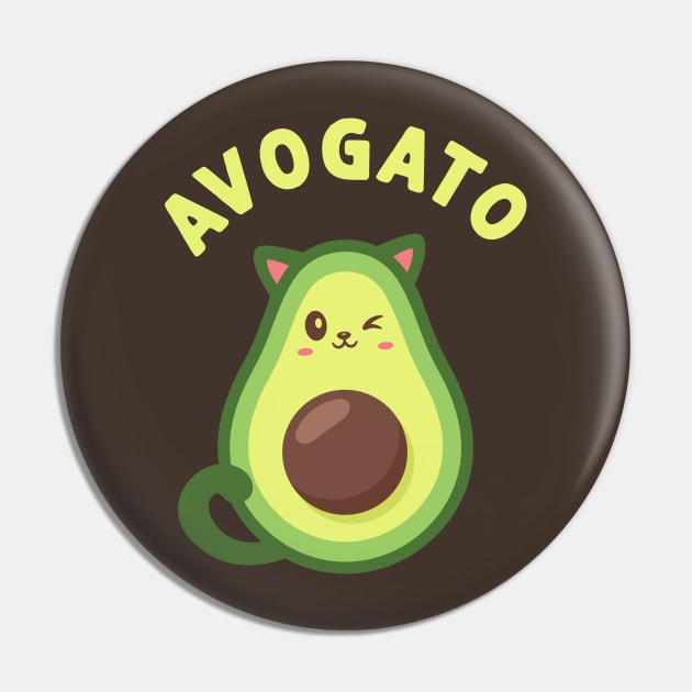 Avogato Pin by NinthStreetShirts