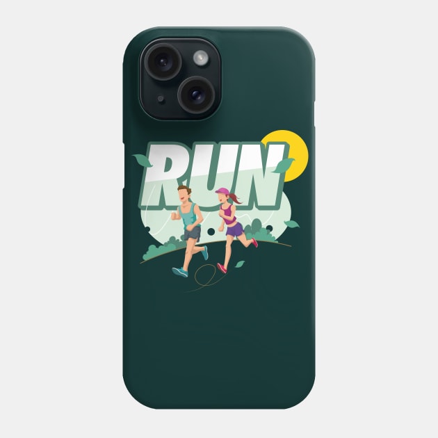 RUN AND FUN Phone Case by BALINESE GIRL