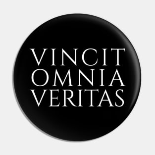 VINCIT OMNIA VERITAS - Shadow Dark Pin