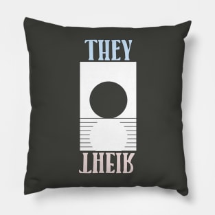 THEY I THEIR - Colored sunset version Pillow