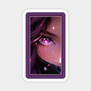 Anime Girl Eye | Quality Anime Artwork | Anime Aesthetic | Manga Anime Art Magnet