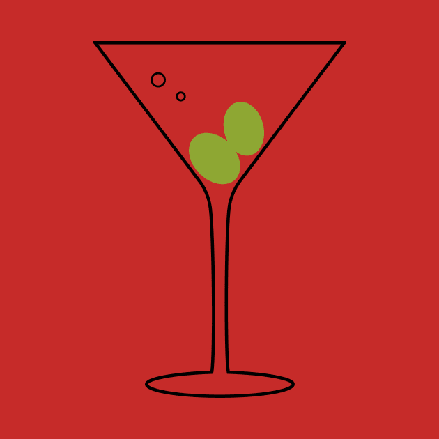 Minimalist Drinks Cocktails Martini by Vulture King