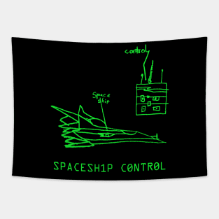 Spaceship Control Tapestry