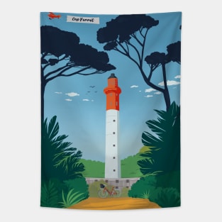 Lighthouse of Cap Ferret Tapestry