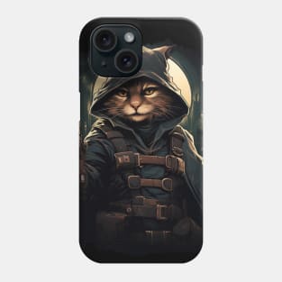 Hooded Cat rogue RPG Phone Case