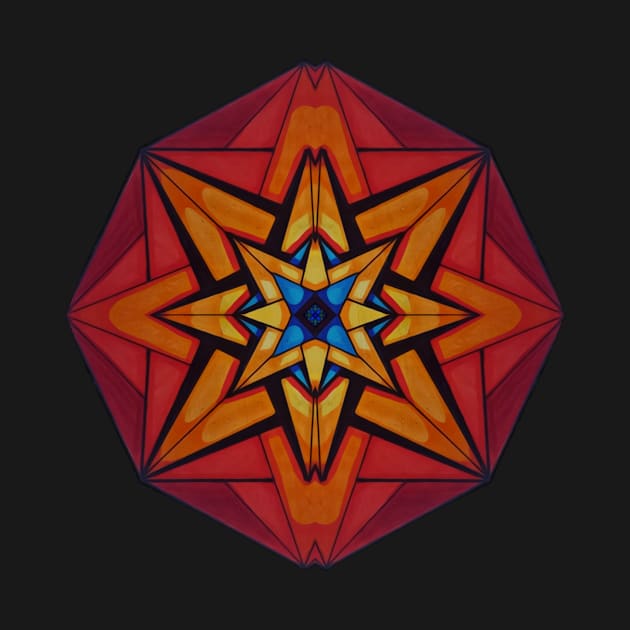 Solar Flare Mandala by AmeUmiShop