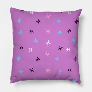 Monogram Pisces Pillow