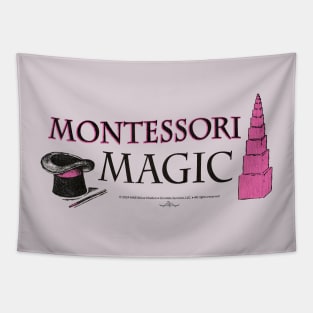 Montessori Magic • Pink Tower Material! Tapestry