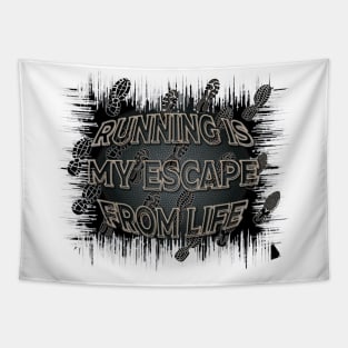 Running Is My Escape From Life Tapestry