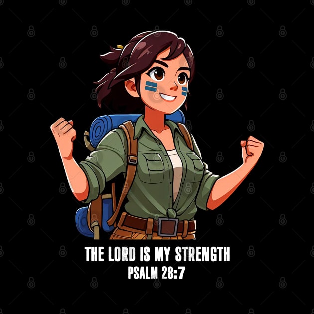 Psalm 28:7 The LORD Is My Strength by Plushism