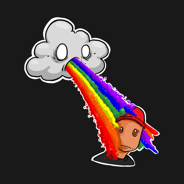 Rainbow Puke by Sir Sasquatch Arts