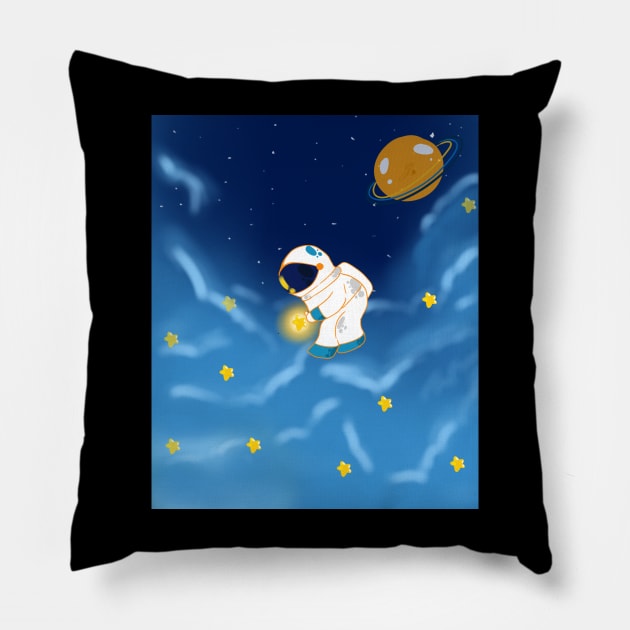 Discrete Space Pillow by EdRo19