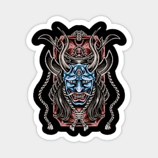 Samurai Mask Magnet