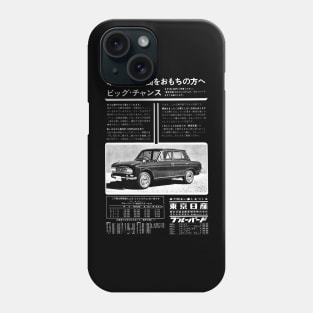 DATSUN BLUEBIRD - 1960s Japanese advert Phone Case