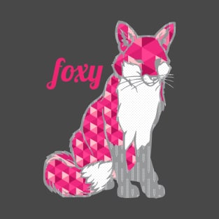 Foxy Fox Pink Geometric T-Shirt