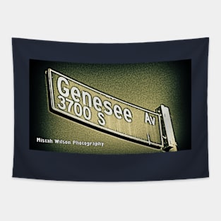 Genesee Avenue, Los Angeles, California by Mistah Wilson Tapestry