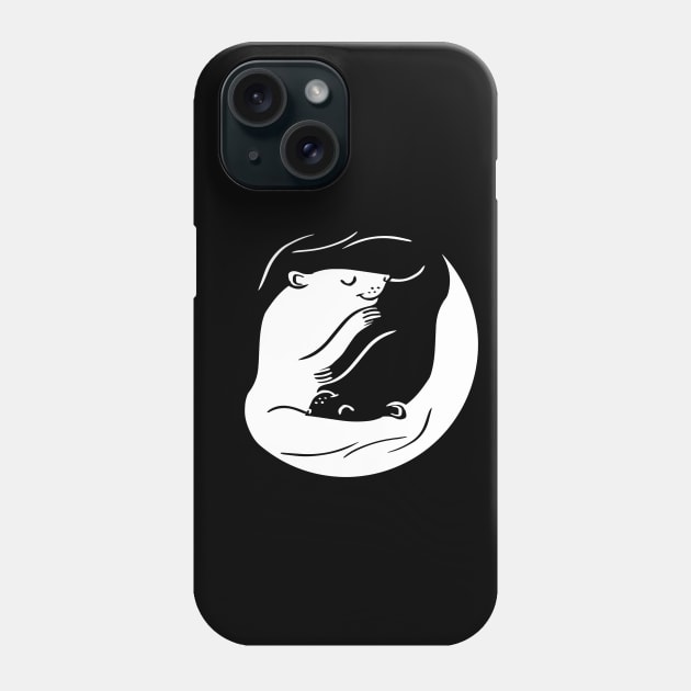 Cute Ferret Ying And Yang Pet Owner Animal Gift Phone Case by ChrisselDesigns