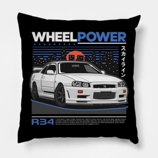 Skyline GTR R34 Pillow