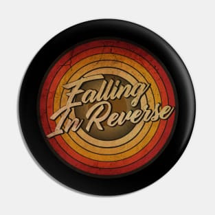 arjunthemaniac,circle retro faded Falling In Reverse Pin