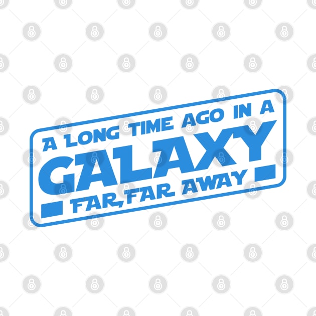 Galaxy far far away (blue) by Chill Studio