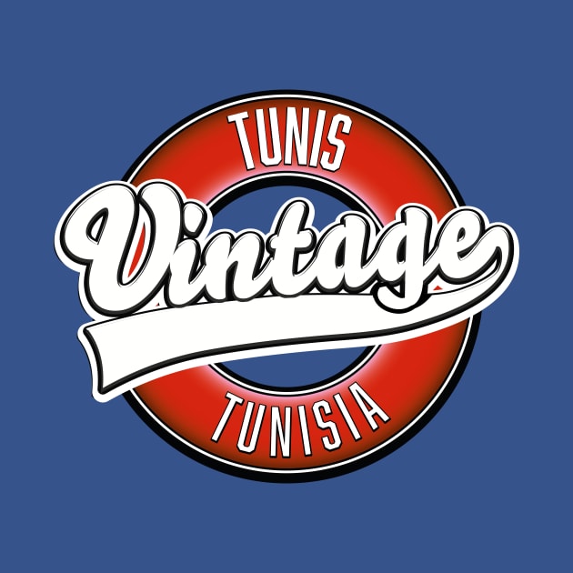 Tunis Tunisia vintage style logo. by nickemporium1