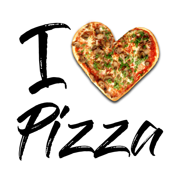 I love Pizza Pizza TShirt TeePublic UK