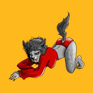 Werewolf Pinup T-Shirt