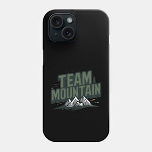 Team Mountain Hiking and Camping Phone Case