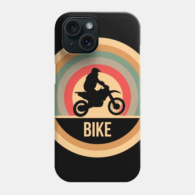 Retro Vintage Motorbike Gift For Motorcyclists Phone Case by OceanRadar