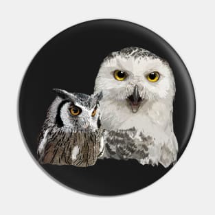 Autillo and Owl Pin