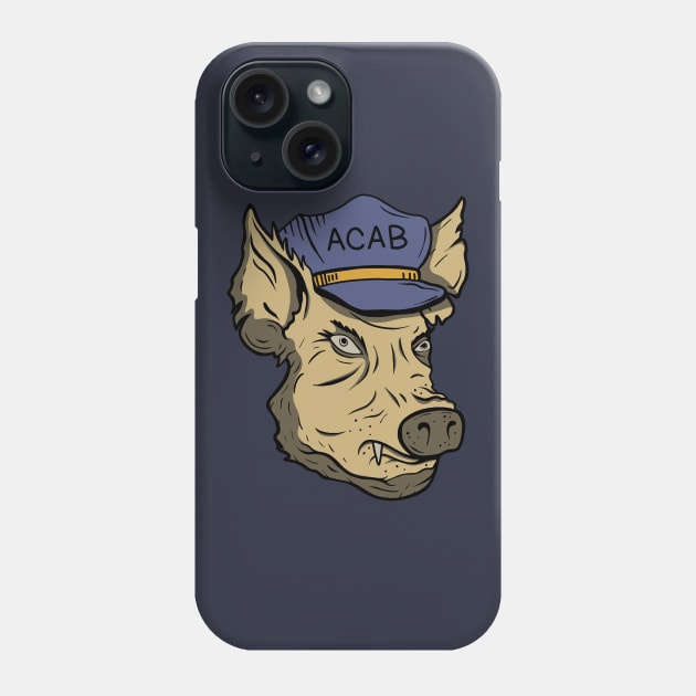 ACAB Pig Phone Case by valentinahramov