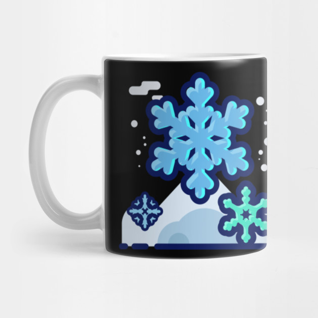 Snowflakes Winter Lovers Gift Snowflakes Mug Teepublic