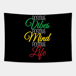 Positive Vibes, Positive Mind, Positive Life Tapestry