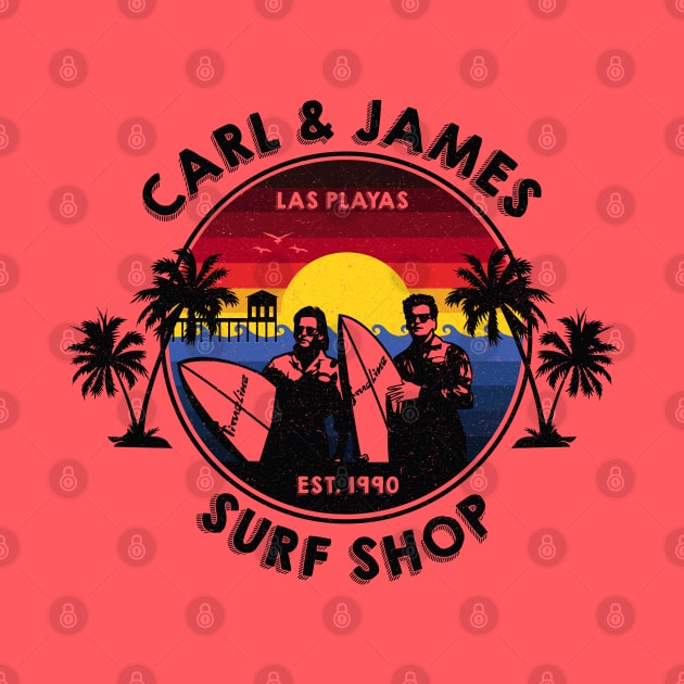 Carl & James Surf Shop by bryankremkau