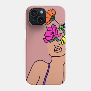 Chic flower girl Phone Case