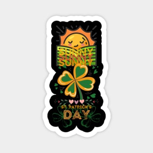 Sunny St Patrick's Day Magnet