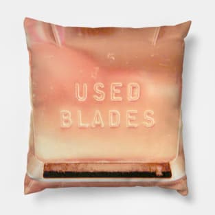 Used Blades Slot Pillow