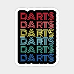 Darts throwing player Magnet