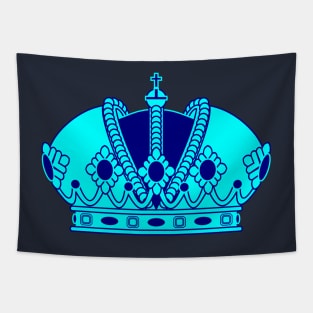 Imperial Crown (Water Blue) Tapestry