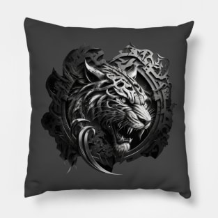Tiger Emblem 3D Pillow