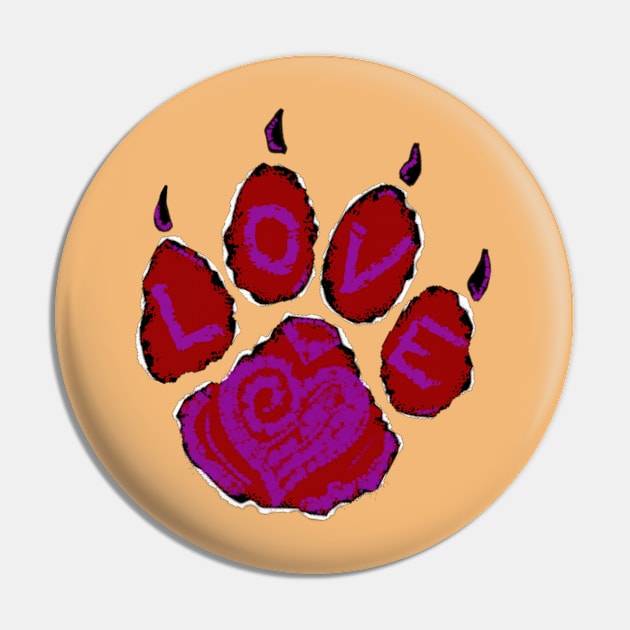 Love Paw Pin by MoonClone