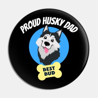 Best husky dad Pin