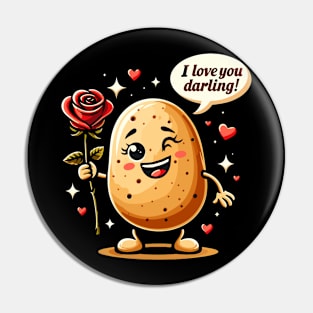 I love you darling-valentine Pin