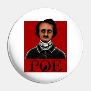 HomeSchoolTattoo Edgar Allan Poe Pin