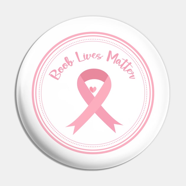 Breast Cancer Awareness Funny Pin by macshoptee