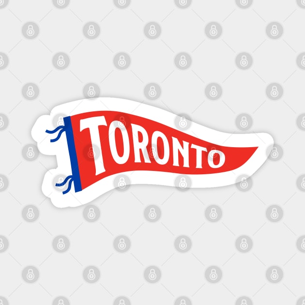 Toronto Pennant - Blue Magnet by KFig21