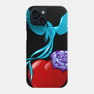 blue bird Phone Case