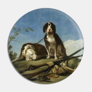 Dogs on the Leash by Francisco Goya Pin